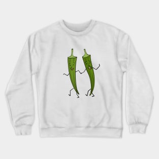 Cute Ladies Fingers Crewneck Sweatshirt